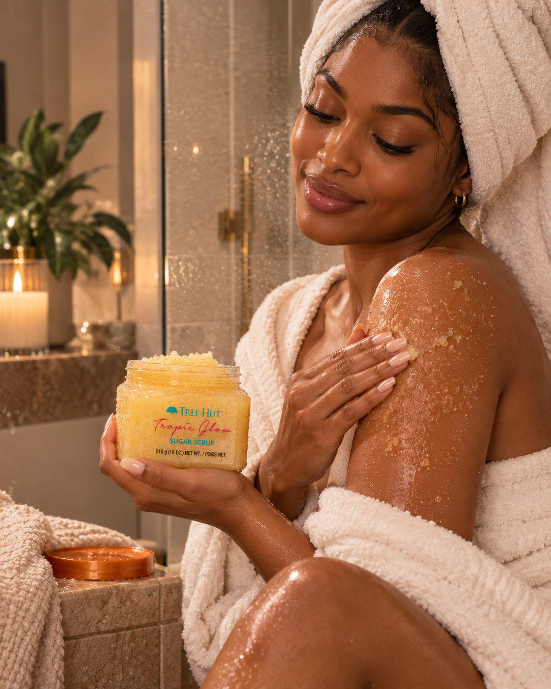 Tree Hut Shea Sugar Scrub in real life