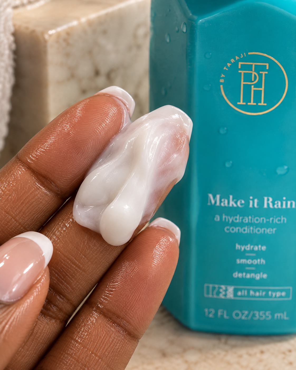 TPH Make It Rain Hydrating Conditioner detail